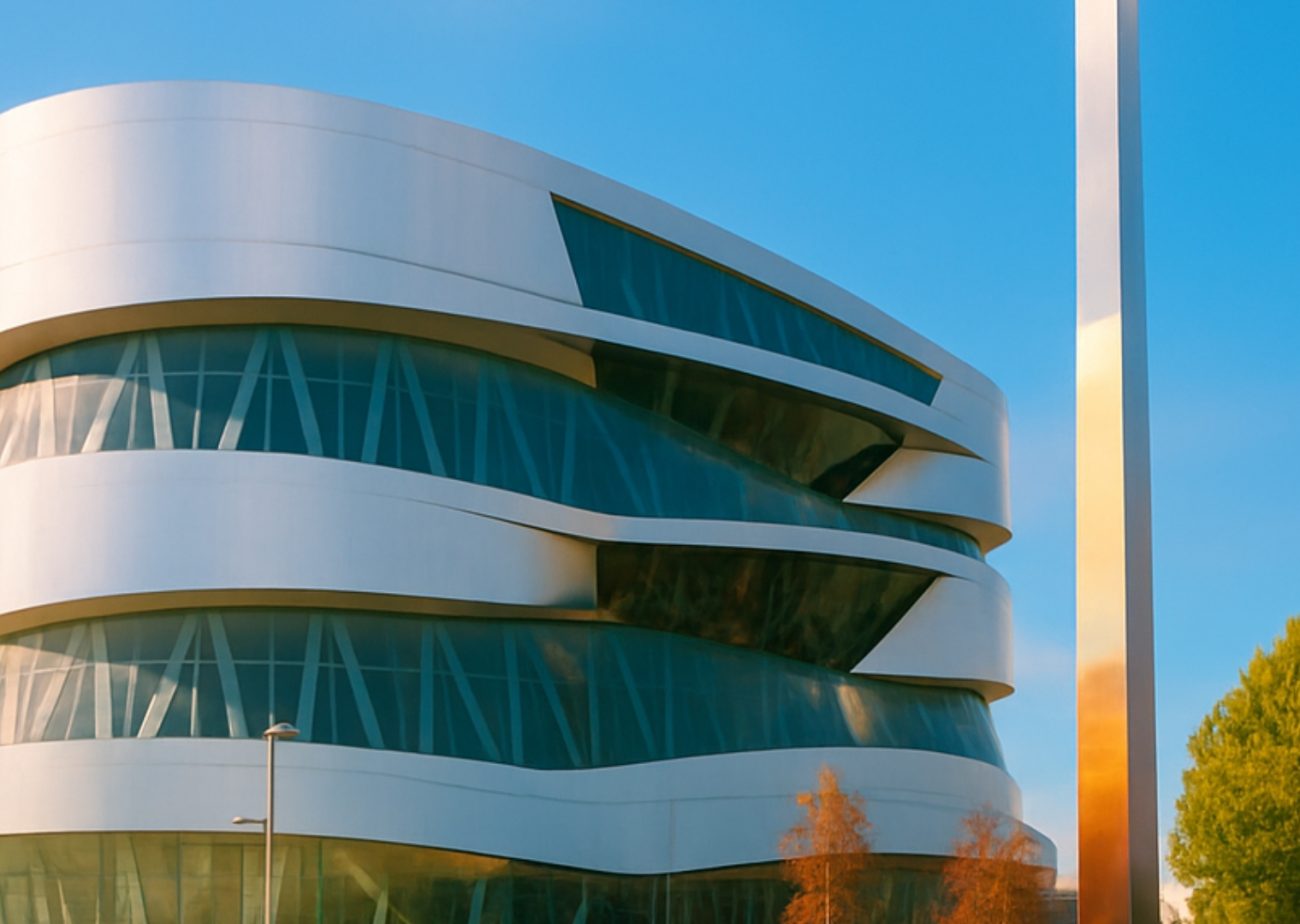 Gebäude des Mercedes-Benz Museums in Stuttgart