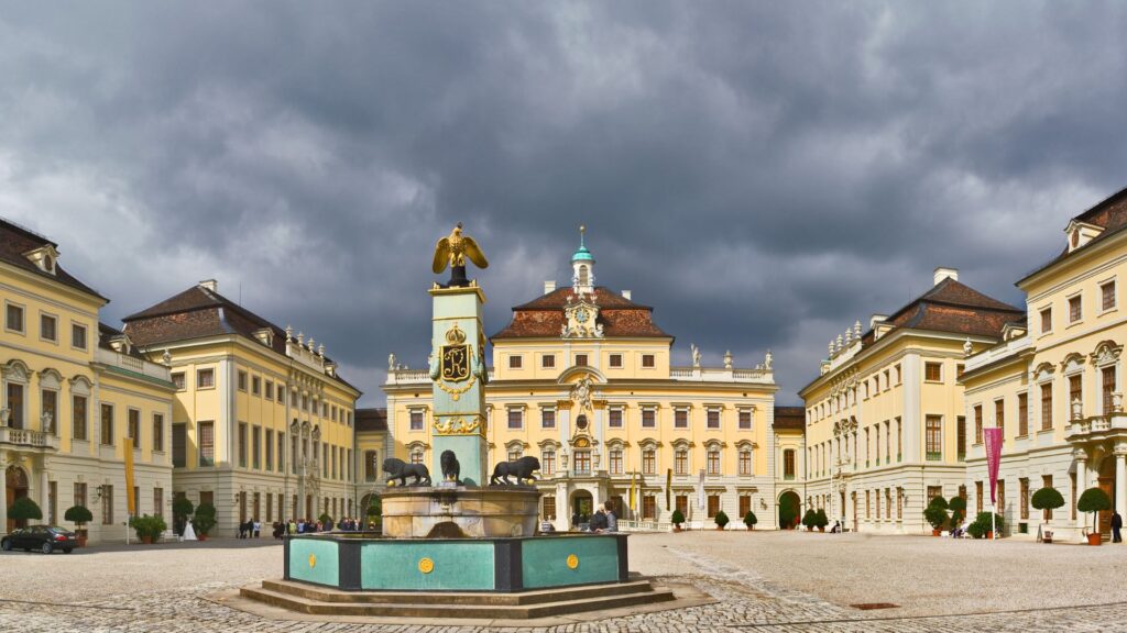 Marktplatz in der Altstadt Ludwigsburg